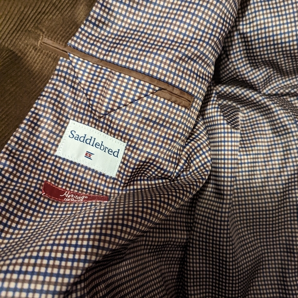 Saddlebred Big and Tall 56L Sports Coat - Picture 6 of 7